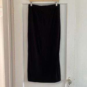 Motherhood Maternity Black Maxi Skirt Size Medium
